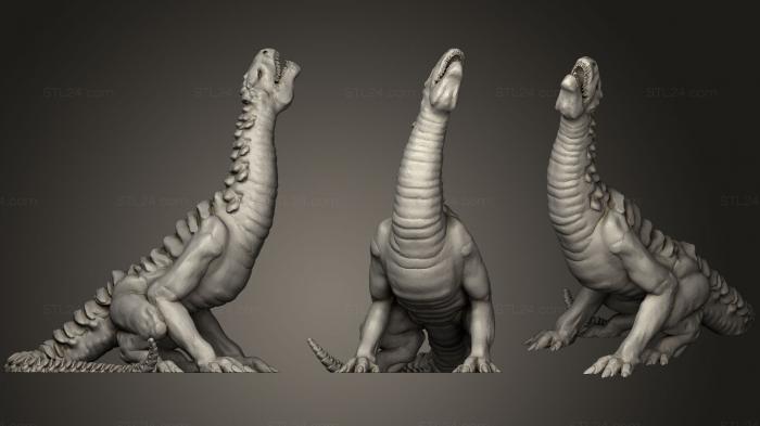 Figurines simple (Guardian Dragon, STKPR_0606) 3D models for cnc
